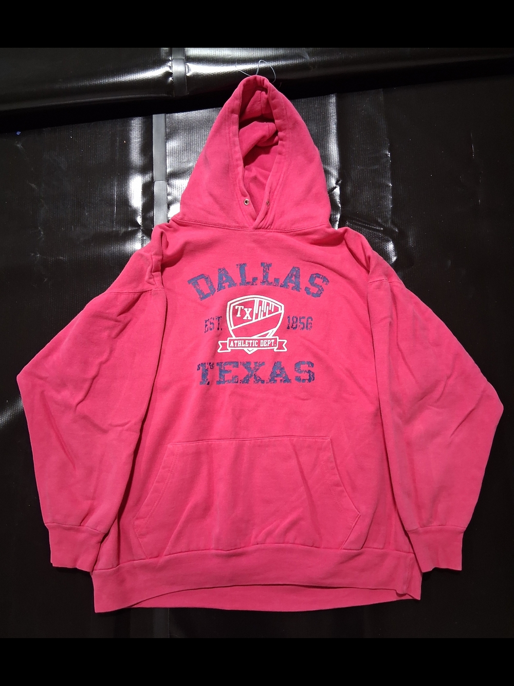 Dallas Texas Pink Hooded Sweatshirt - Collegiate Athletic Dept. Style